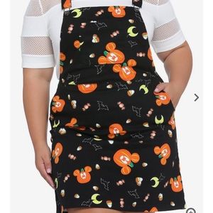 Disney Mickey Mouse Halloween Pumpkin Treats Skirtall Plus Size